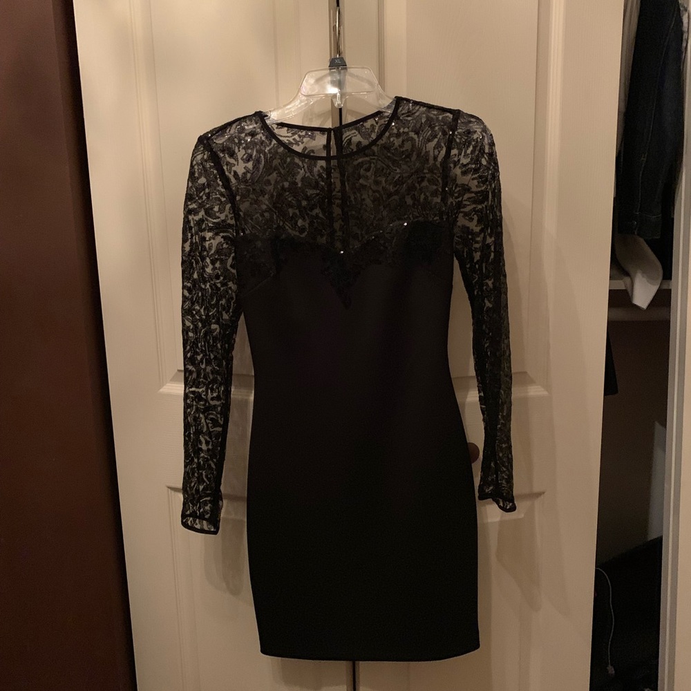 Guess black dress size 2
